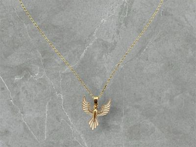Winged Gold Necklace